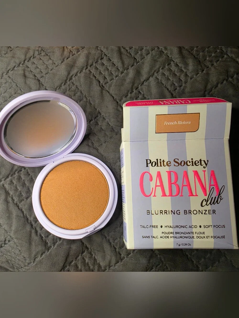 Polite Society Cabana Club Blurring Bronzer In Fench Riviera